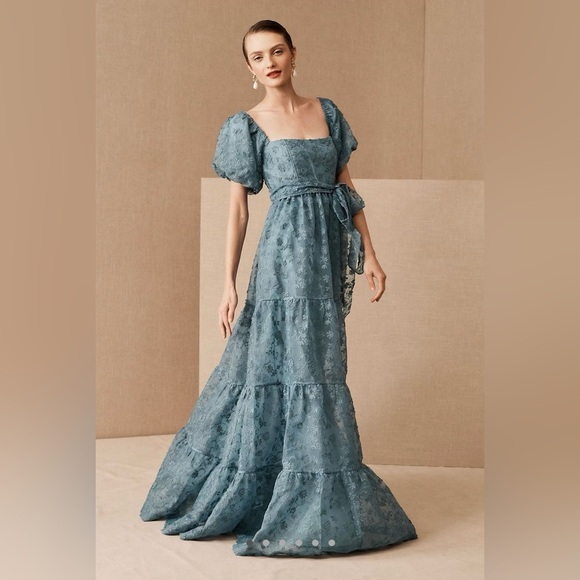 Bhldn Dresses | Beautiful Blue Floral Anthropologie Dress | Color: Blue | Size: 16 | Caroline_Shoe's Closet Bhldn Dresses | Beautiful Blue Floral Anthropologie Dress | Color: Blue | Size: 16 | Caroline_Shoe's Closet